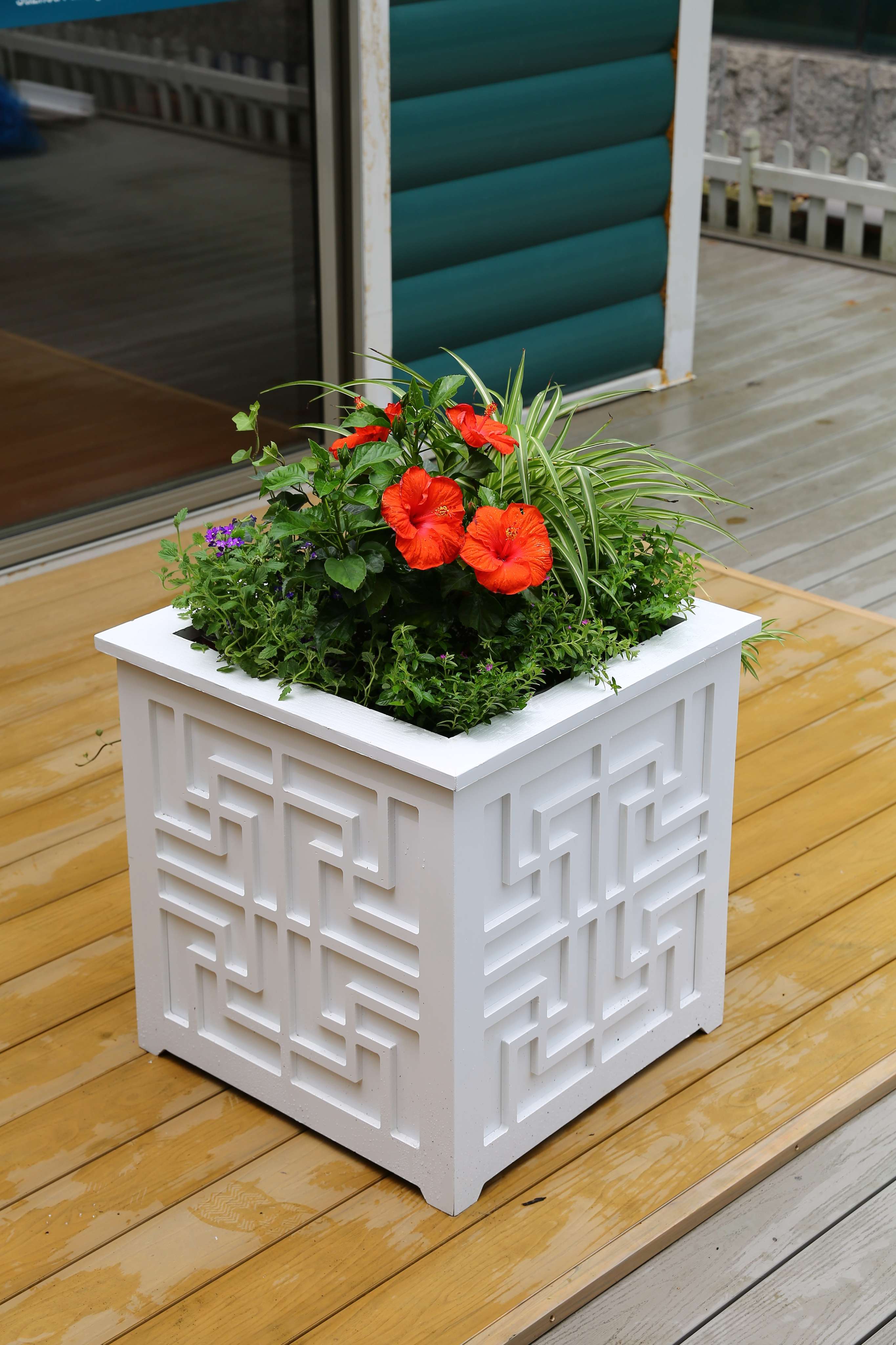 花箱系列-中国风 上海偶遇园艺|庭院设计|花园设计|园艺设计|屋顶